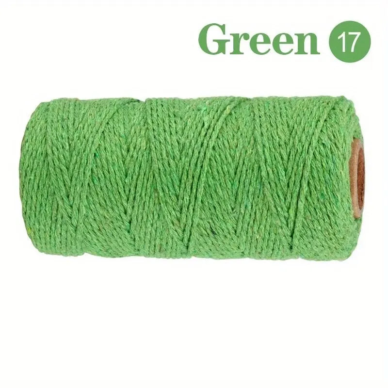 2.0cm100m Lace Cord Cotton Cord String Craft DIY Sewing Hand Woven Decorative Wall Hanging Bohemian Party Home Decor