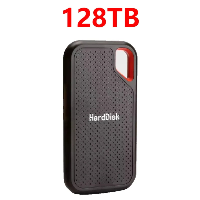 Portable SSD 128TB High-quality Hard Drive 1TB/2TB Original Hard Disk USB 3.1 High Speed Storage Device for Laptop/PC/Phone/Mac