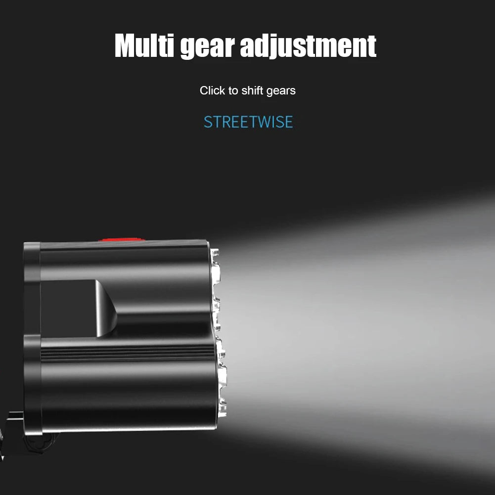 Portable 7 LED Headlamp USB Rechargeable Head Flashlight Waterproof Outdoor Night Working Camping Fishing Emergency Headlights