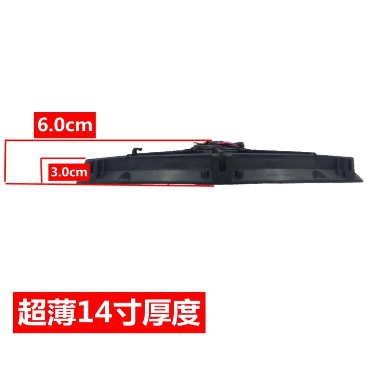 Automobile air conditioner cooling fan 15 inch,80W 120W 12V/24V,Air conditioning electric fan 14 inch