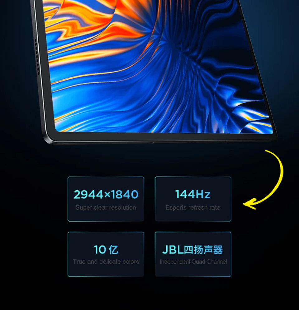 Lenovo XIAOXIN Pad Pro12.7 2025 Entertainment Office Learning Game Tablet Super Interconnection Tianji 8300 2.9k 144Hz Gray
