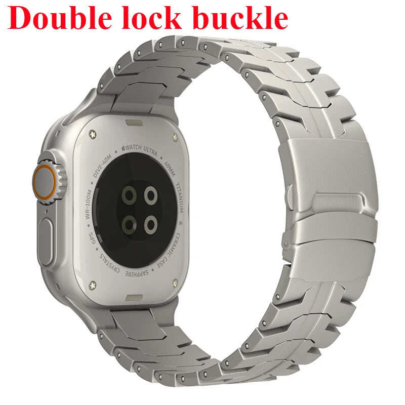 Stainless Steel Strap For Apple Watch Series 11 10 9 8 SE 3 46mm 45mm 42mm 44mm Metal Bracelet Band For iWatch Ultra 3/2/1 49mm
