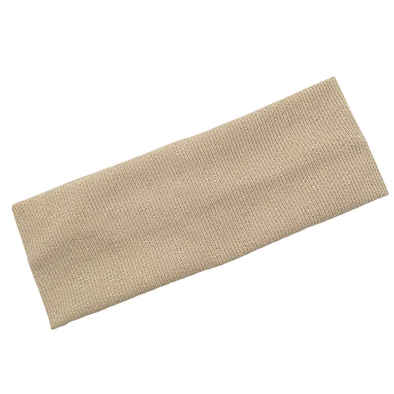 1PC Sports Cycling Wash Face Hairbands Soft Korean Cotton Knitted Headband For Women Girls Bandanas Fashion Hair Accessories.