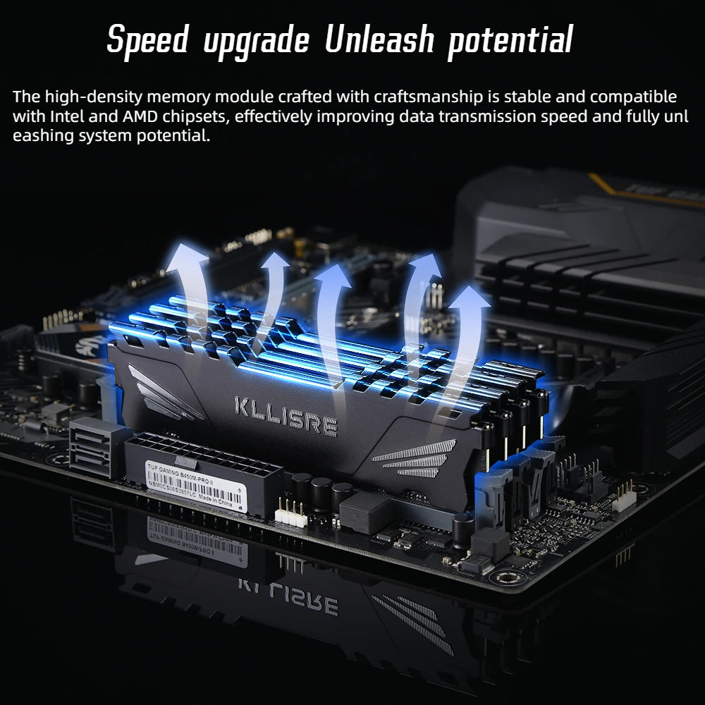 Kllisre DDR4 8GB 3200MHz 3600MHz Desktop Ram Memory