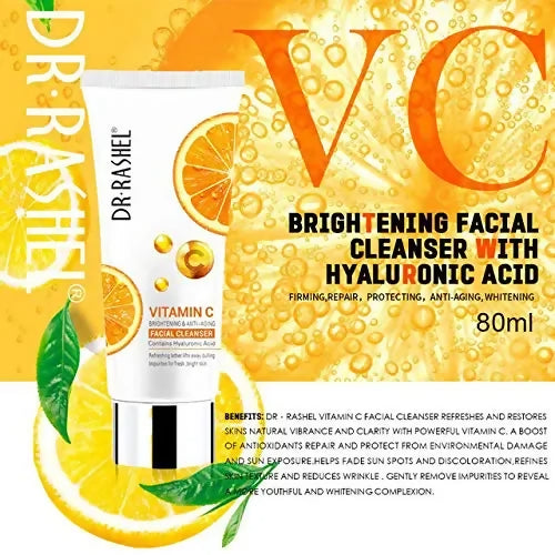 DR.RASHEL Brightening Face Cleansing Vitamin C with Hyaluronic Acid