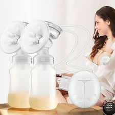 Double electric breast pump