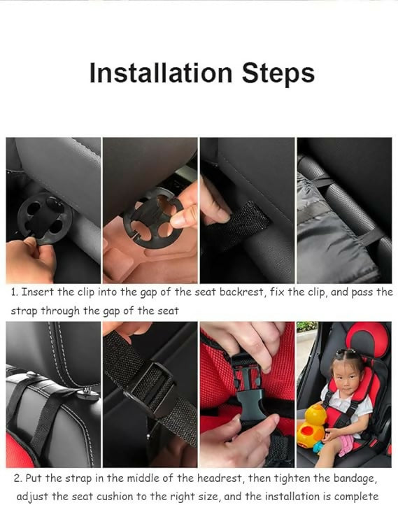 Children’s Safety Car Seat Cushion – Comfortable, Non-Slip Support for Long Rides