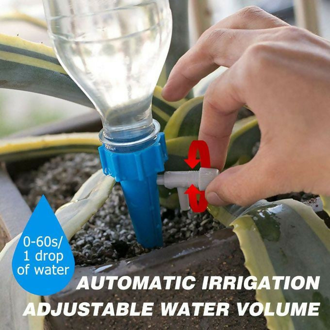 Continuous Plant Self Watering Devices Auto Drip Irrigation Spike With Slow Release Control Switch