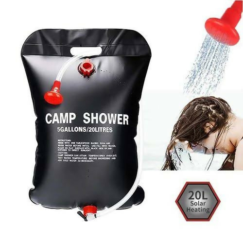 Shower Bag 20Ltrs/5 Gallons: perfect for camping and outdoor activities