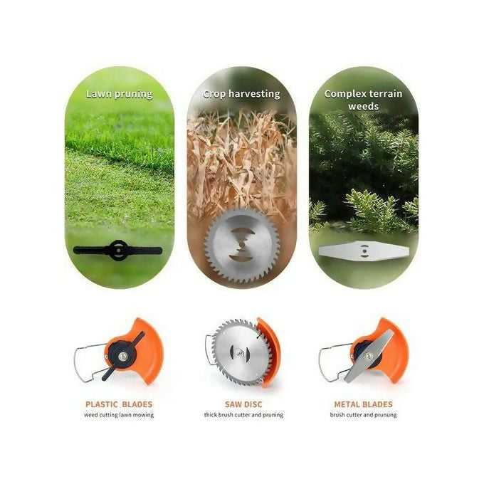 Cordless Electric grass Trimmer Brush cutter Lithium Tool Battery Brush Cutting Machine Grass Cutter Hand Held