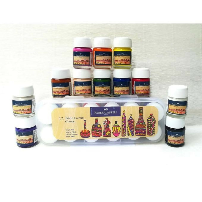 Faber Castell 12 Fabric Colours Classic