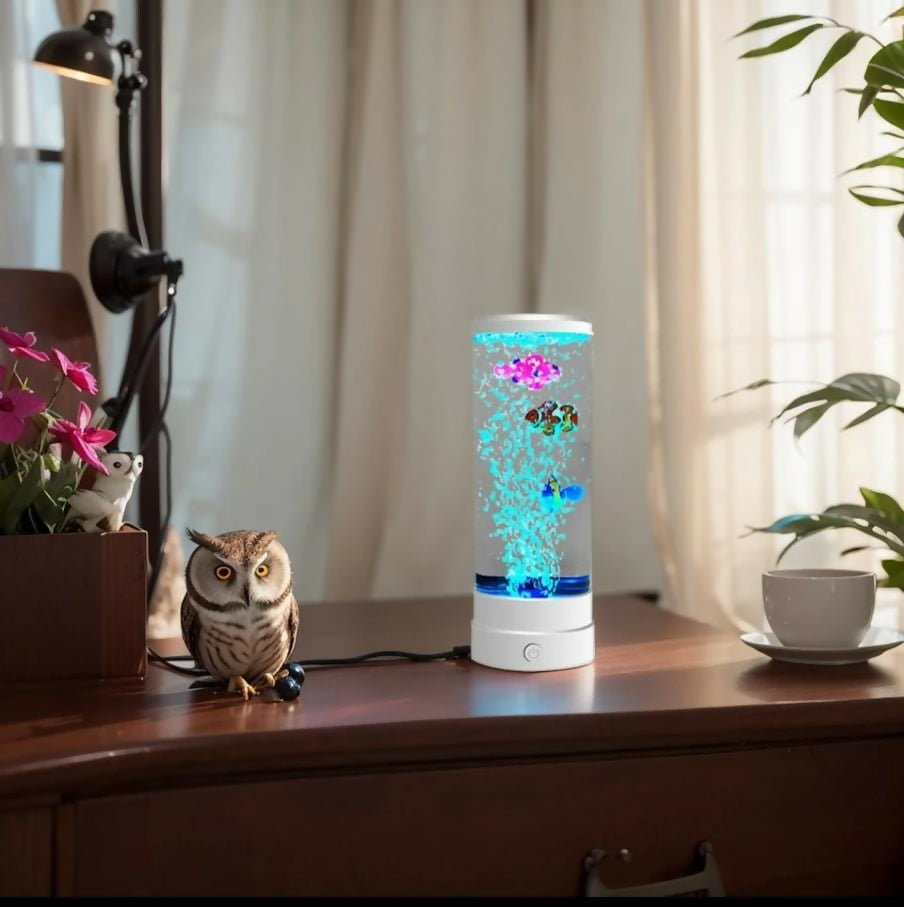 LED Bubble Fish Lamp decor 2.5 liters capacity