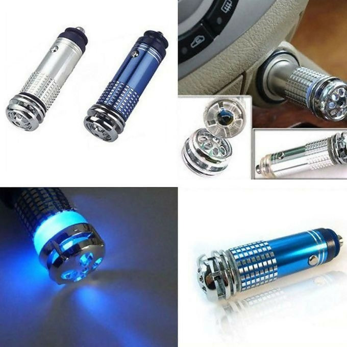 Mini Auto Car Fresh Air Ionic Purifier Oxygen Bar Ozone Ionizer Cleaner 12V