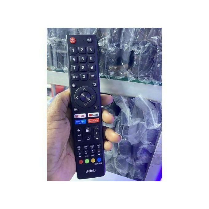 Syinix Smart/Android TV Remote Control- Black