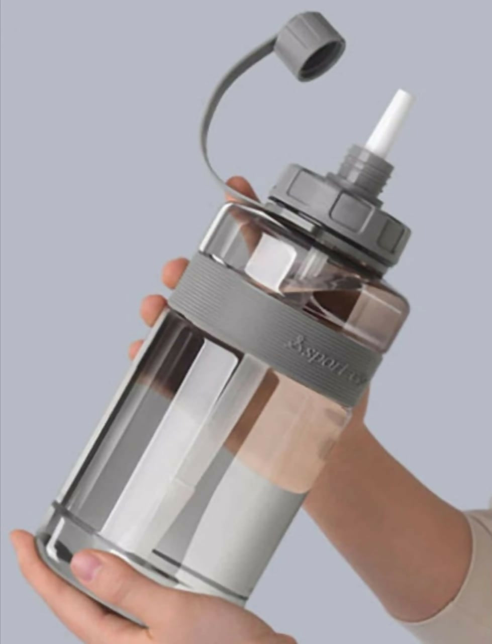 Grey Water bottle 500ml