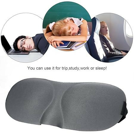 Grey Sleep Mask for Woman and Man
