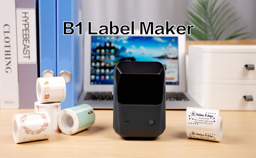 Niimbot  B1/B21/B203Mini Printer Thermal Wire White/Color/Round/Flower Sticker Self Adhesive Waterproof Sticker Hot Collection