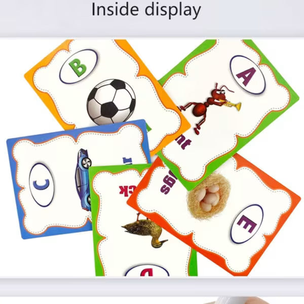 Alphabet Flashcards with Tracing Practice