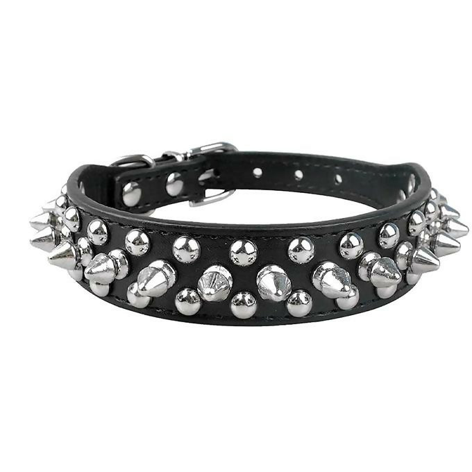 Adjustable Microfiber Leather Spiked Studded Dog Collars Gift For Smal NairoMarket