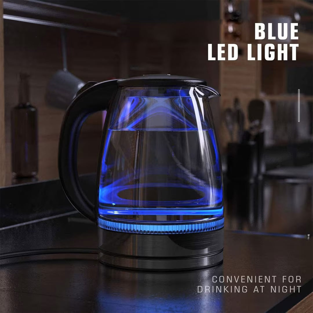 2L Borosilicate Glass Electric Kettle
