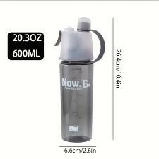 Water bottle with spray 400ml
