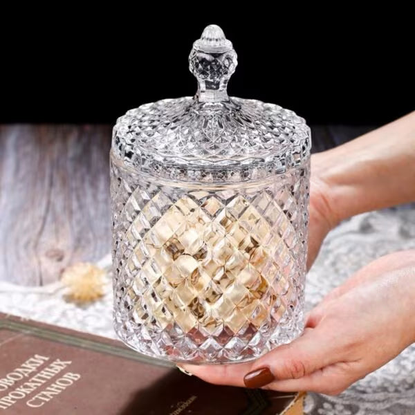 Crystal Candy Jar 10.5x17cm