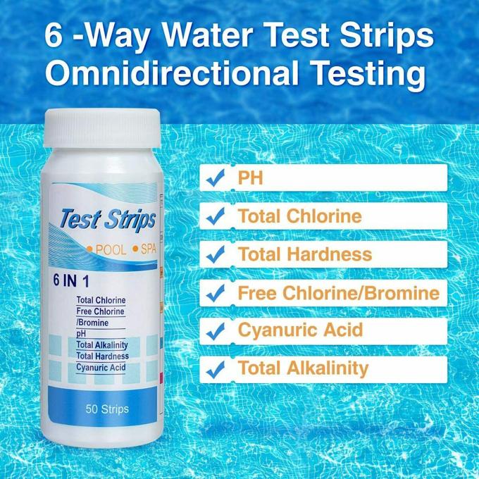 Chlorine Dip Test Strips Swimming Pool Water SPA Hot Tub PH Tester Paper