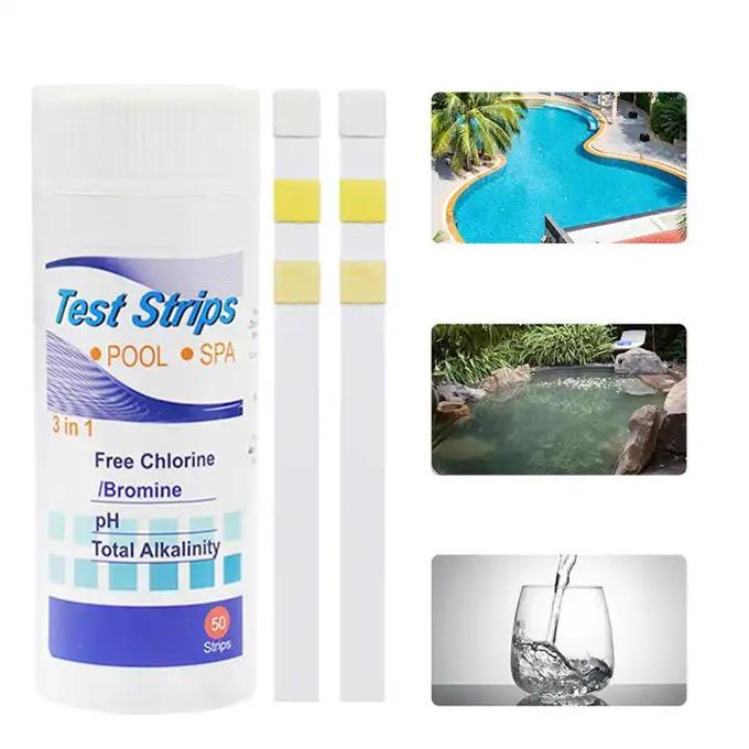 Chlorine Dip Test Strips Swimming Pool Water SPA Hot Tub PH Tester Paper