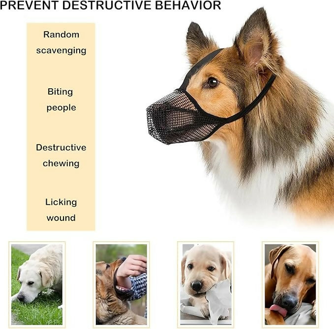Dog Muzzle for Small Medium Large Dogs