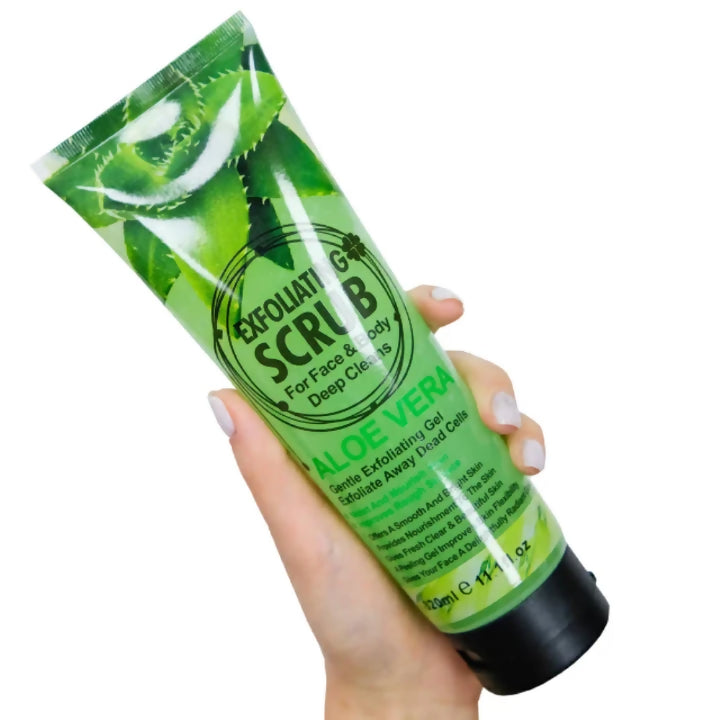 Fruit of the Wokali Aloe Vera Exfoliating Face Scrub