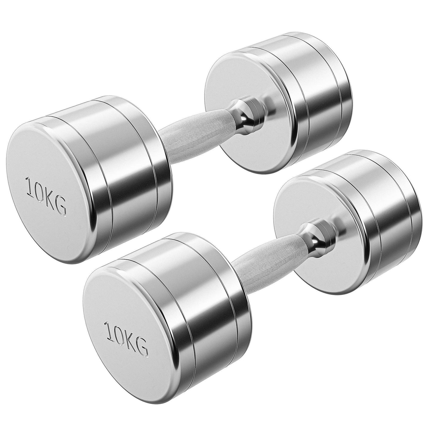 Chrome Dumbells 10kg (ctn package)