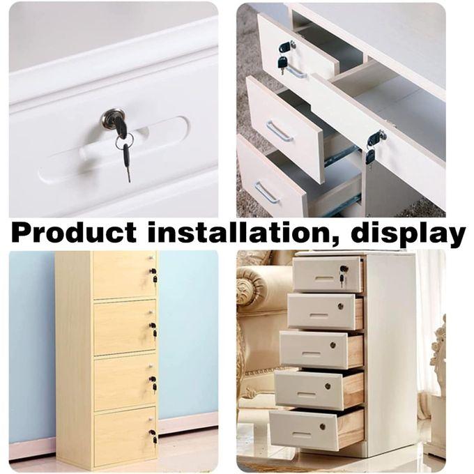 Drawer Lock With Keys And Screws For Cabinet/Wardrobe/Cupboard/Office Desk