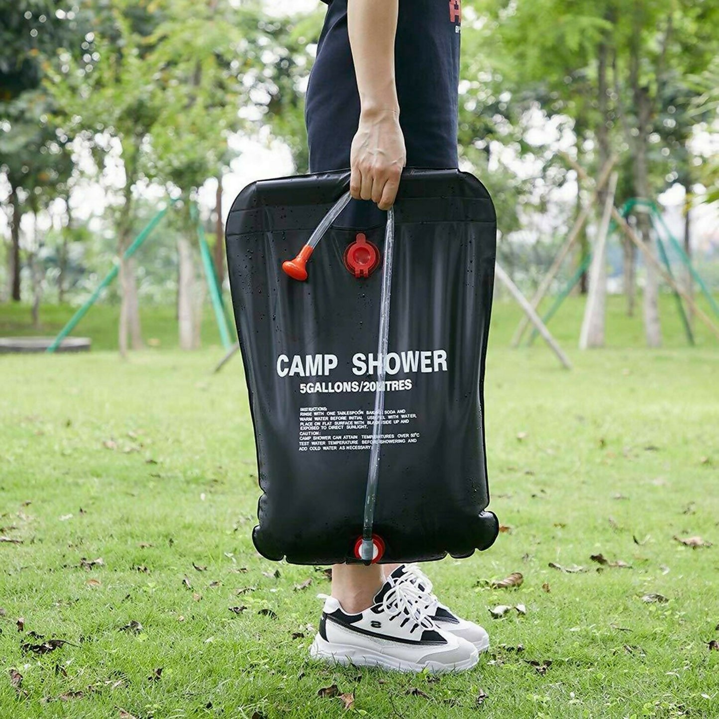 Shower Bag 20Ltrs/5 Gallons: perfect for camping and outdoor activities