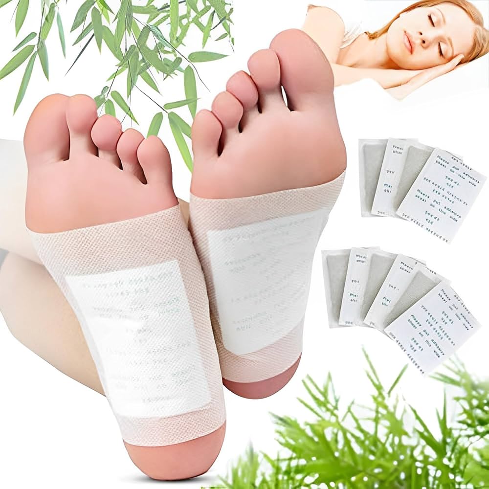 Wins Town Herbal Detox Foot Patch (30 patches per pack) | Cleansing Detox Pads