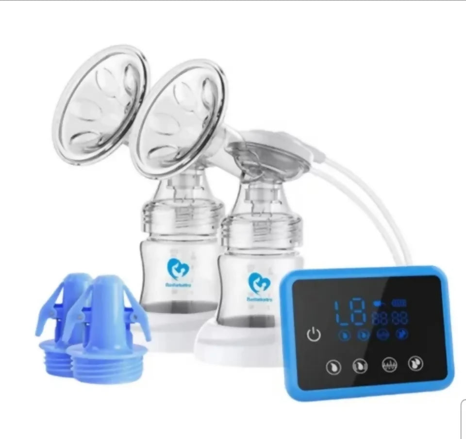 Double electric breast pump