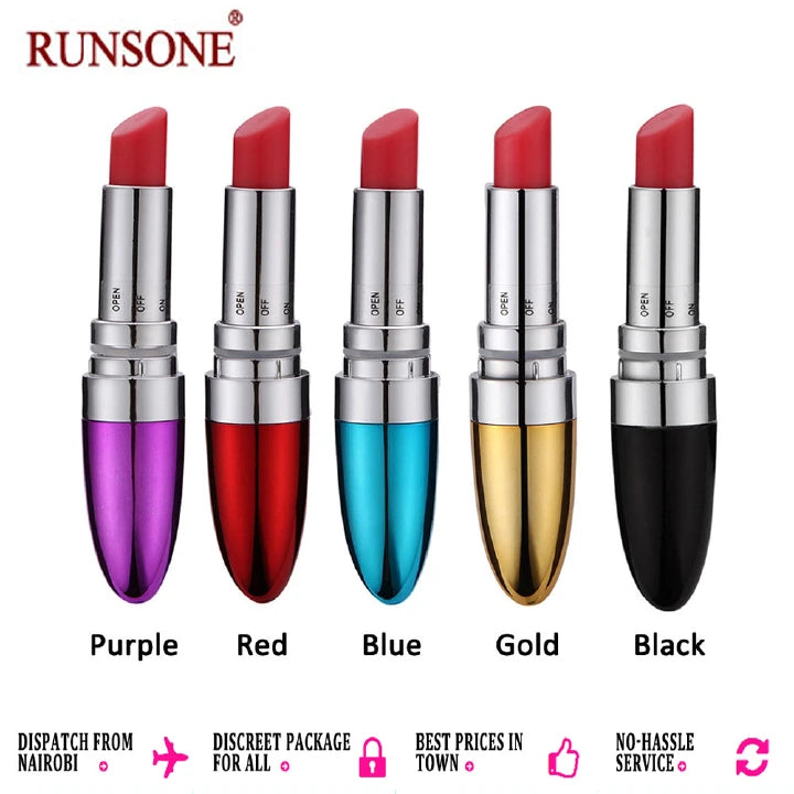 Lipstick Vibrator, Lipstick Bullet Vibrator Mini Adult Product, Women Lipstick Electric Vibrating Jump Egg Sex Toys