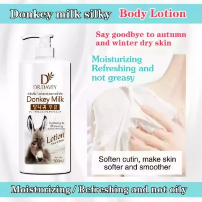 Dr. Davey Donkey Milk Face & Body Lotion, 500ml