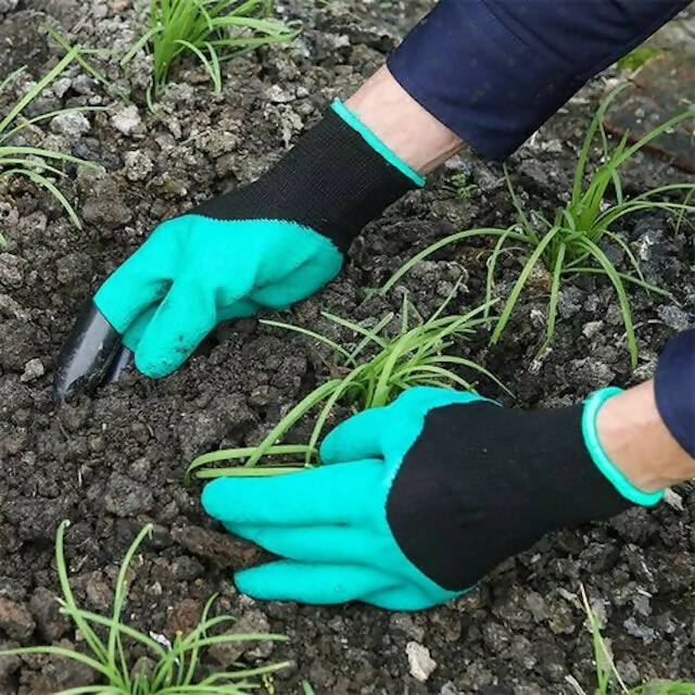 Breathable Gardening Gloves with Claws for Digging and Planting