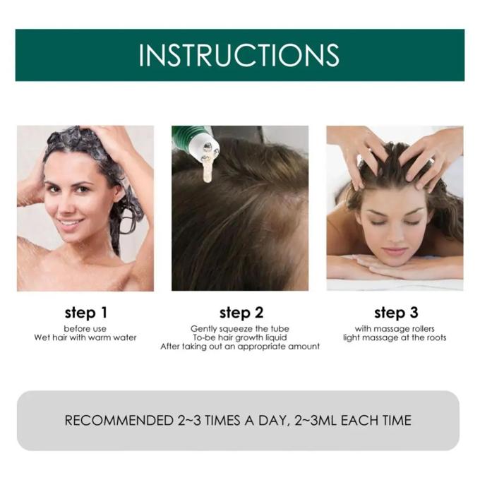 Hair Culture Follicle Care Anti-Hair Loss Essence + Built-In Massage Rollers - 20 ml