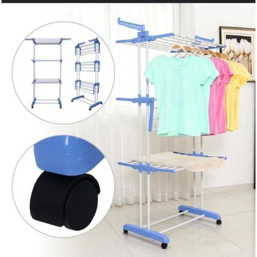 Detachable 3-Layer Clothes Drying Rack Stand – Heavy Duty 50kg Capacity, Foldable & Space-Saving