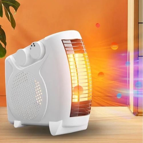 Portable Electric Heater – Low Power Desktop Heater for Home, Bedroom & Office Winter Heating
