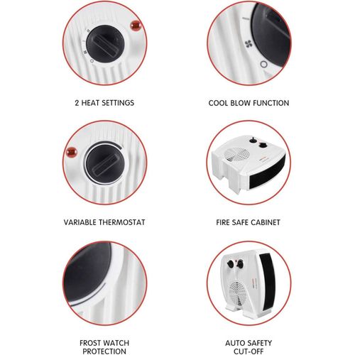 Portable Electric Heater โ Low Power Desktop Heater for Home, Bedroom & Office Winter Heating