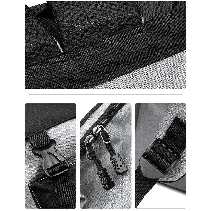 Large Capacity Men's Backpack: Outdoor Travel, Business Commute, Laptop Rucksack