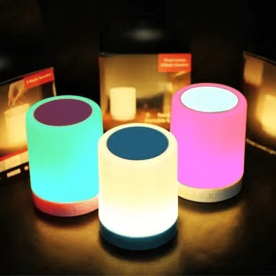 Y38 Smart Wake-Up Light, Touch Control, White Noise, 8 Alarm Bluetooth Speaker