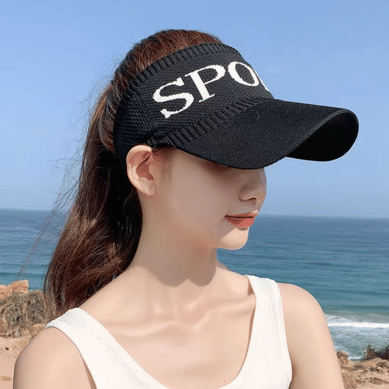 Women's Breathable Topless Sun Visor Hat Outdoor Ladies Baseball