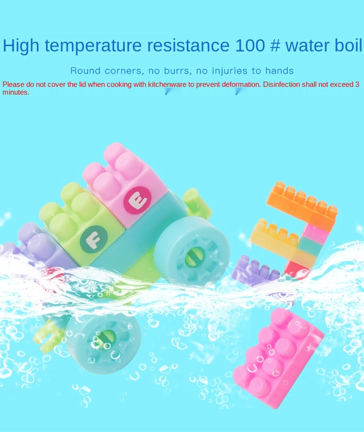 108-Piece Kids DIY Puzzle Building Blocks Educational Toy Set