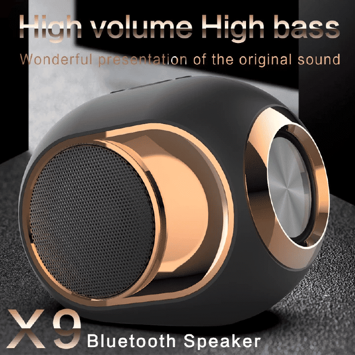 Portable Bluetooth 5.0 Speaker: Deep Bass, 6H Playtime, TF/AUX, 10M Range