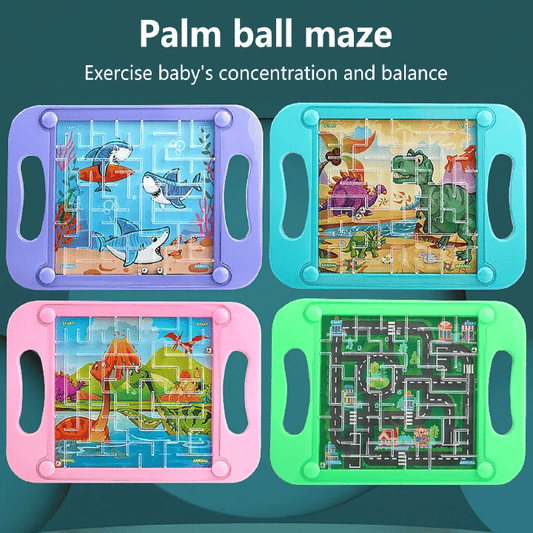 Generic Gravity Balance 3D Maze Ball Montessori Puzzle Toy Mini