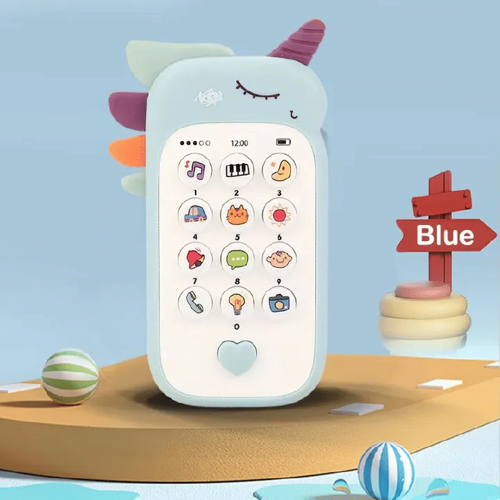 Generic Musical Telephone Toy Early Educational Learning Cellphone for Kids