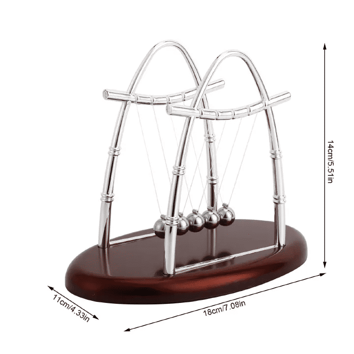 Newton's Cradle Balance Balls Physics Science Pendulum Desk Toy